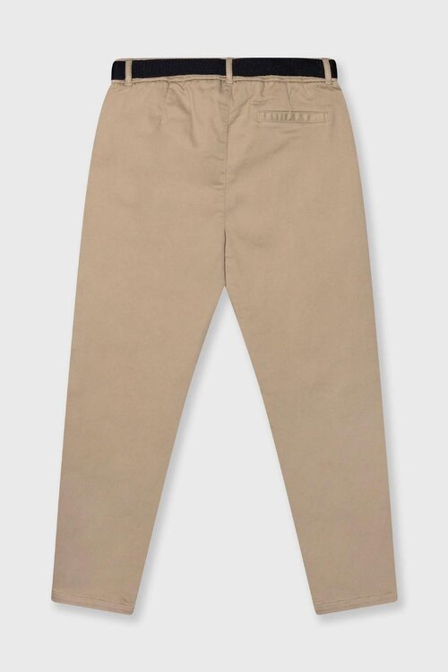 10Days Lichte aardetint broek met riem