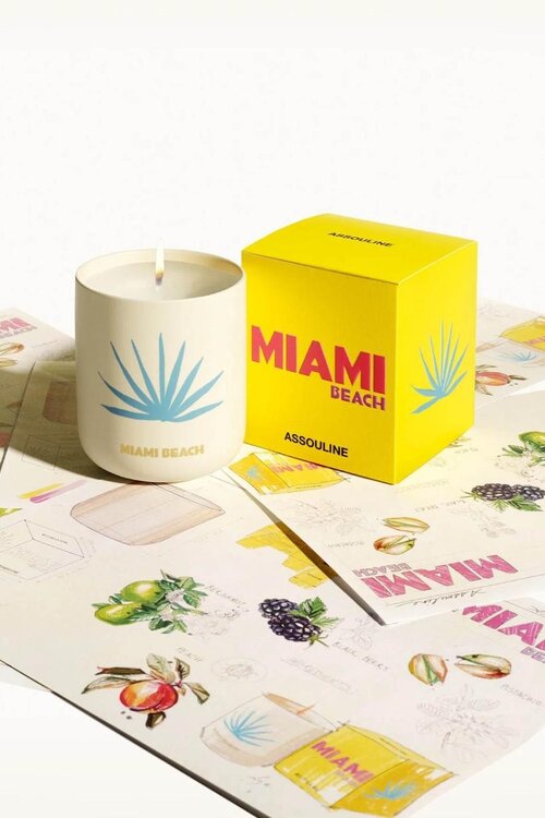 Assouline Miami Beachl Home Candle