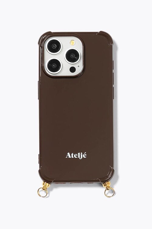 Atelje Donkerbruin Telefoonhoesje