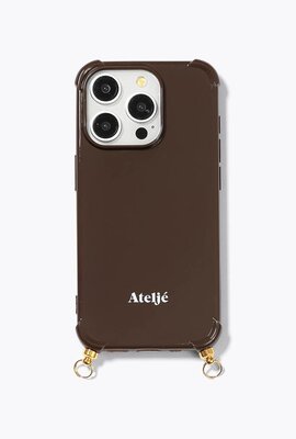 Atelje Donkerbruin Telefoonhoesje