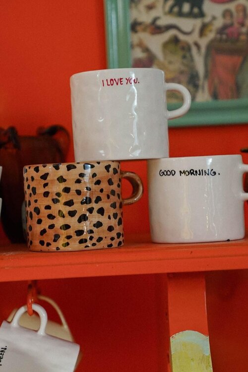 Anna & Nina Leopard Mok in Bruin