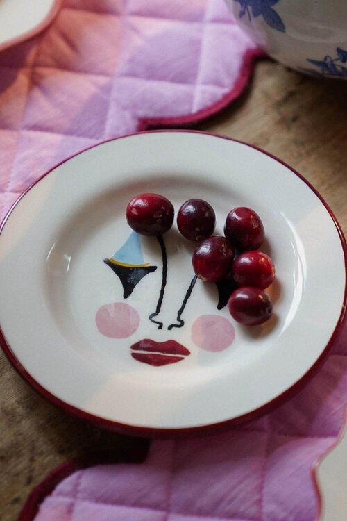 Anna & Nina Wit Pierrot Dessertbord