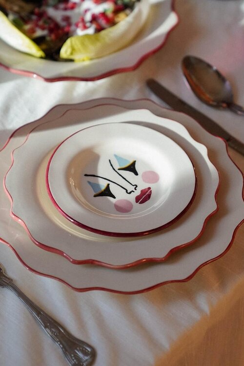 Anna & Nina Wit Pierrot Dessertbord