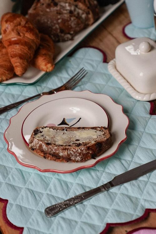 Anna & Nina Frosty Blauw Golvende Placemat