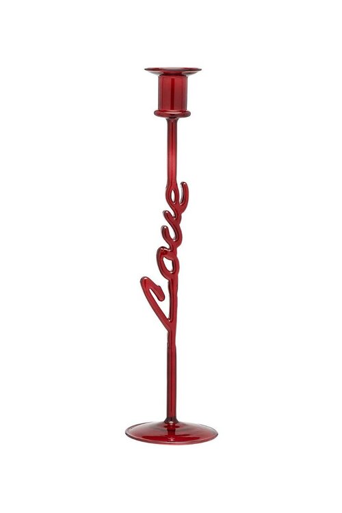 Anna & Nina Carmine Love Kaarsenhouder in Rood