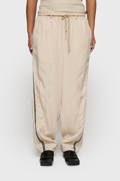 10Days Light earth wide tapered pants van Tencel