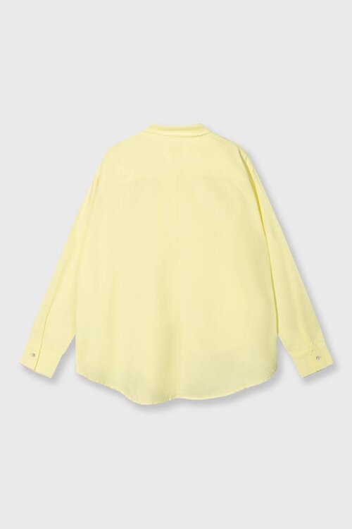 10Days pastel yellow pique shirt