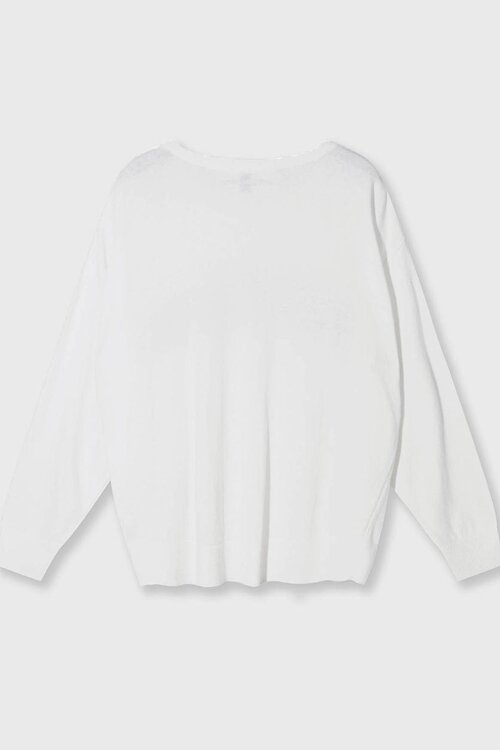 10Days Witte statement trui gebreid