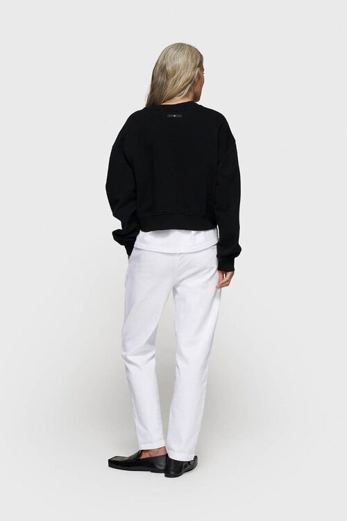 10Days Black cropped sweater 10