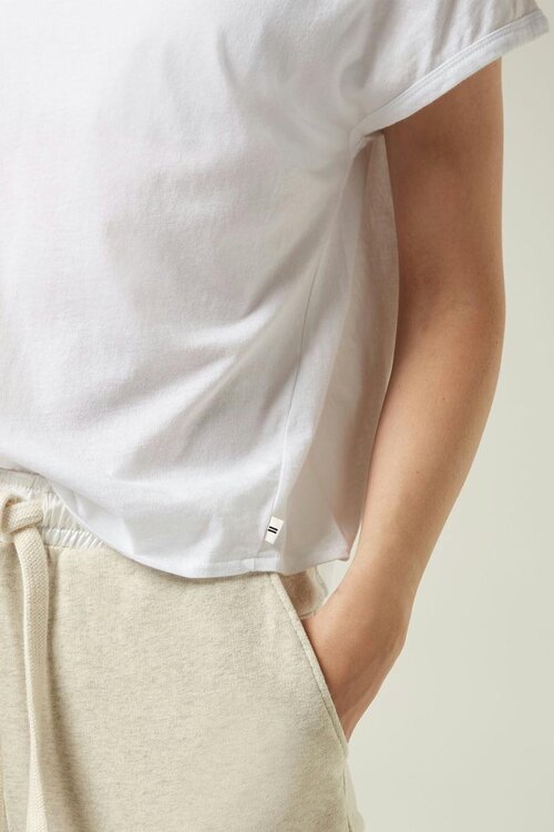 10Days White THE V-NECK TEE