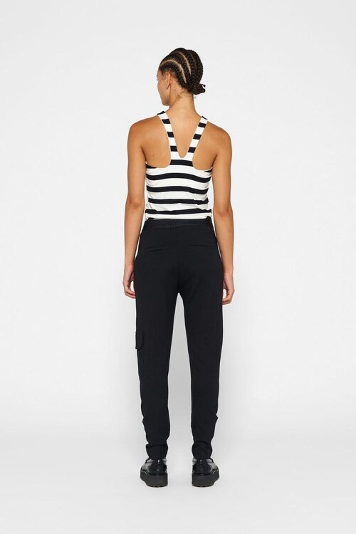 10Days Ecru/Black sporty wrapper stripes