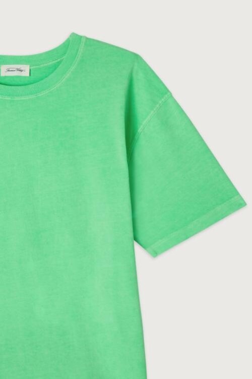 American Vintage Groen T-shirt fluo