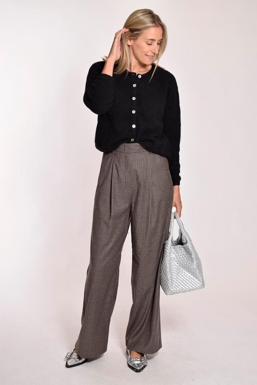 American Vintage Zwart Gebreid Vest