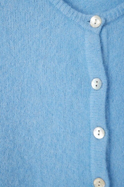 American Vintage Blauw Gebreid Vest