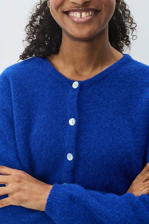 American Vintage Blauw Gebreid Vest