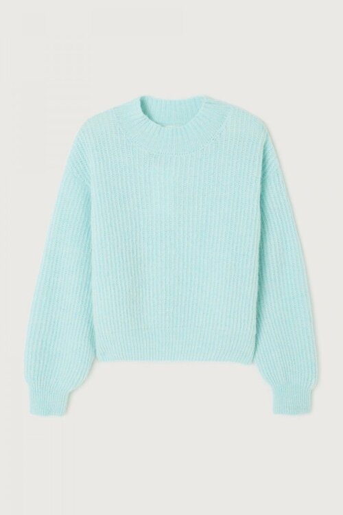 American Vintage Gebreide Trui in Blauw