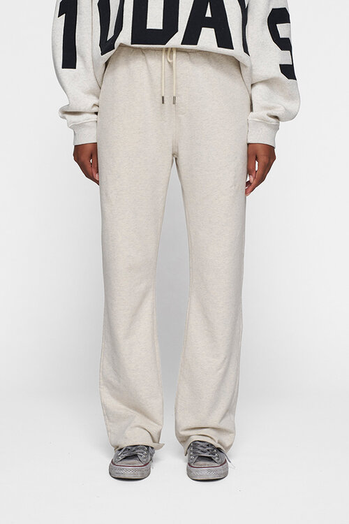 10Days Soft white melee THE STRAIGHT JOGGER