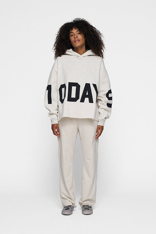 10Days Soft white melee THE STRAIGHT JOGGER