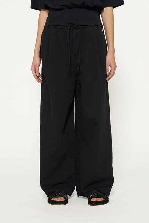 10Days Zwarte THE WIDE LEG PANTS