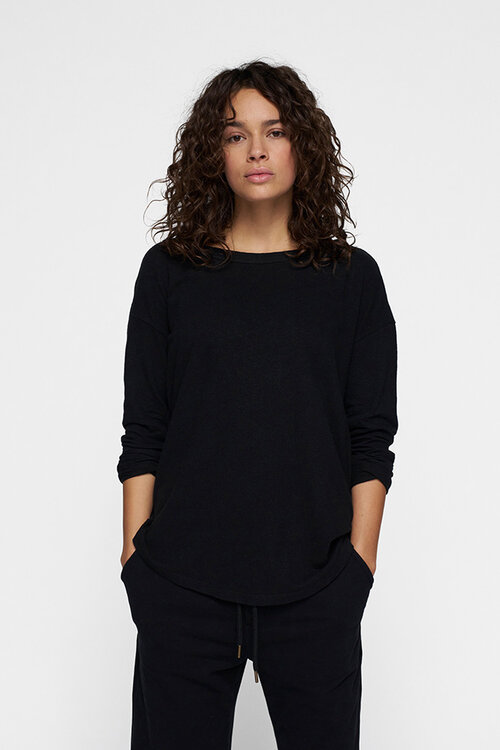 10Days Black THE LONG SLEEVE LINEN