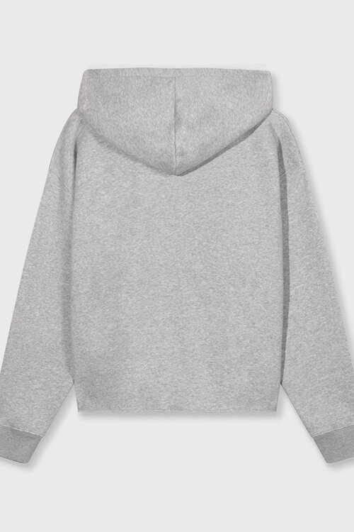 10Days Light Grey Melee THE STATEMENT LOGO HOODIE