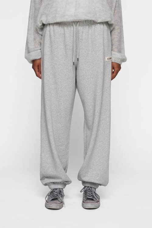 10Days Light Grey Melee THE BAR JOGGER FLEECE