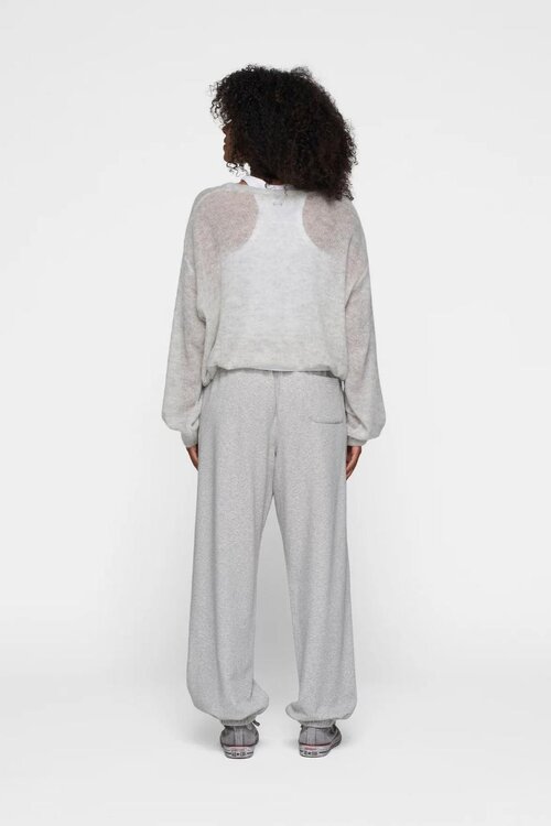 10Days Light Grey Melee THE BAR JOGGER FLEECE