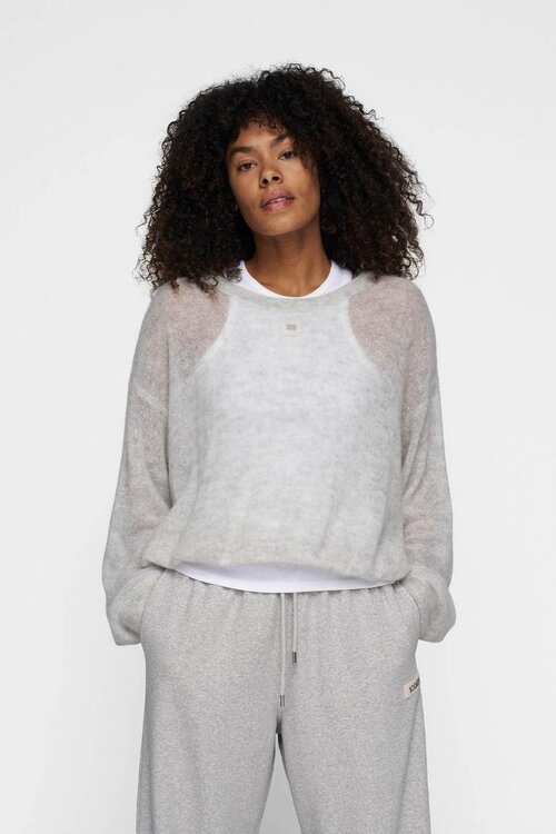 10Days Grey Melee THE KNIT SWEATER