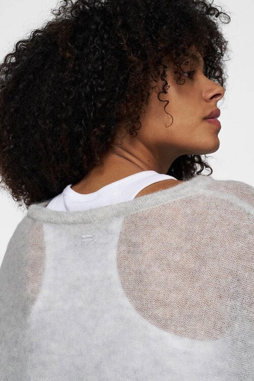 10Days Grey Melee THE KNIT SWEATER