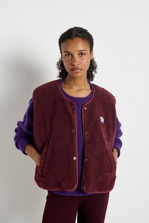 American Vintage Bordeaux Gilet
