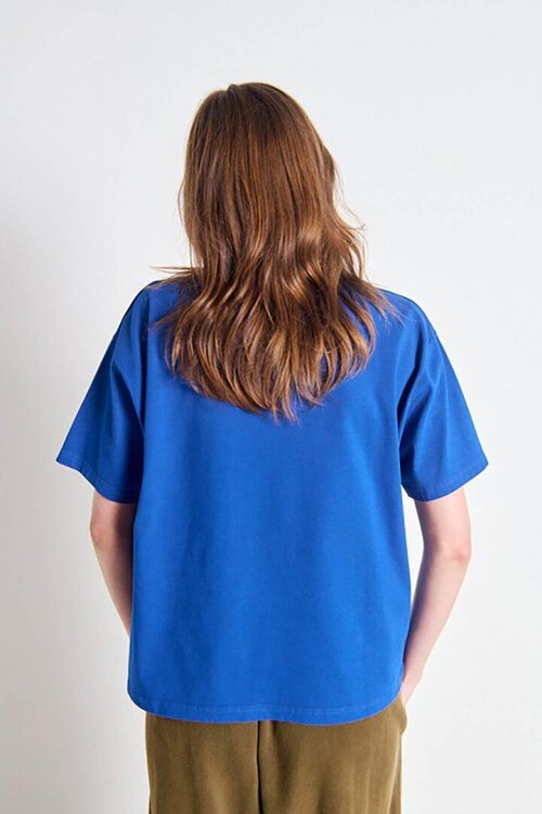 American Vintage Blauw T-shirt