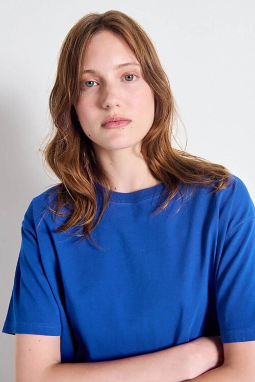 American Vintage Blauw T-shirt