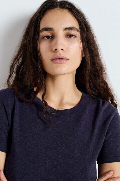 American Vintage Navy T-shirt