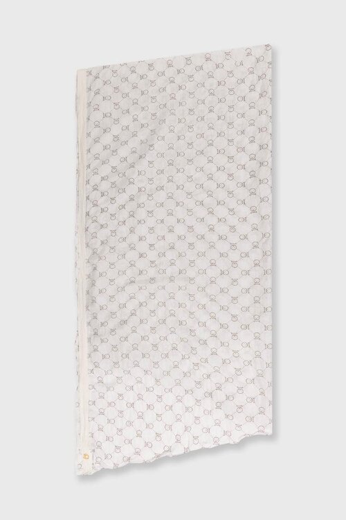 10Days Ecru scarf monogram