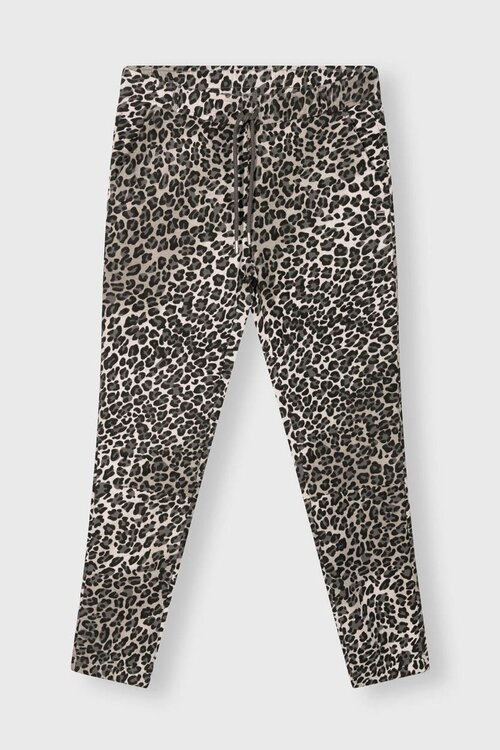 10Days Cropped jogger met luipaardprint
