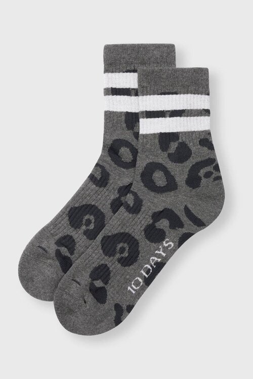10Days Antra Melee sokken met luipaardprint