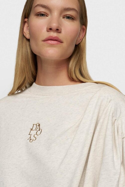 10Days Zachte witte geplooide trui