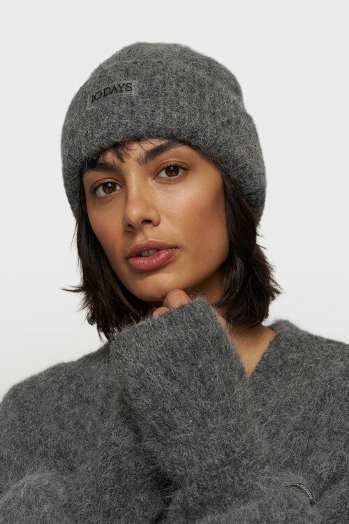 10Days Antra Melee gebreide beanie met harig effect