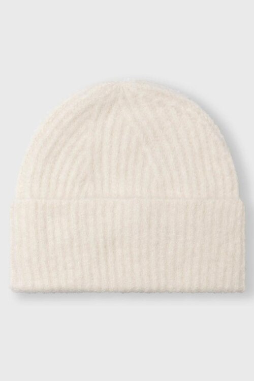 10Days Ecru hairy knit beanie
