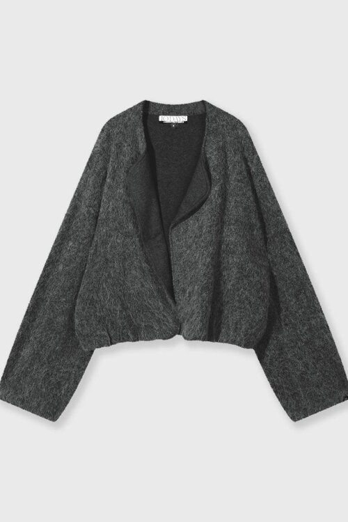 10Days Antra Melee volumineuze harige gebreide bomber