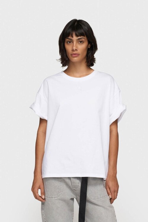 10Days White short sleeve tee embro