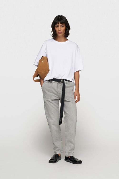 10Days White short sleeve tee embro