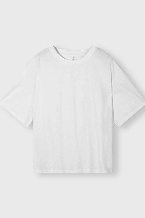 10Days White short sleeve tee embro