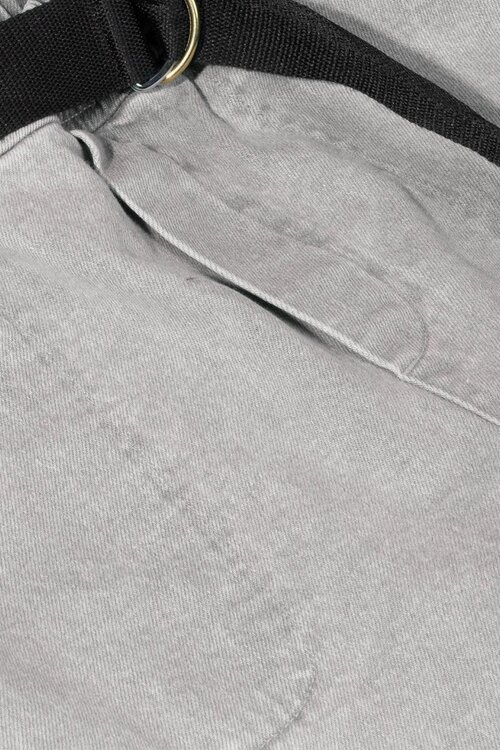 10Days Grijze denim broek met riem