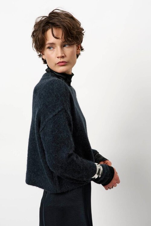 Dante 6 Donkergroen Ariama Crewneck Sweater