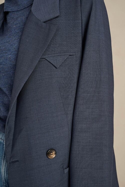 March23 Blazer in een stijlvolle blauwe tint
