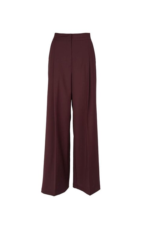 March23 Bordeauxkleurige Broek