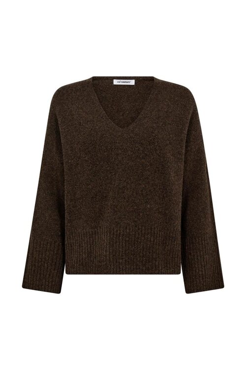 Co'couture Bruin Roger V-neck Trui