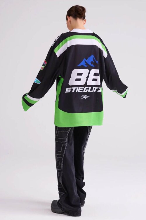 Stieglitz Zwart Alando Wide Skate Longsleeve