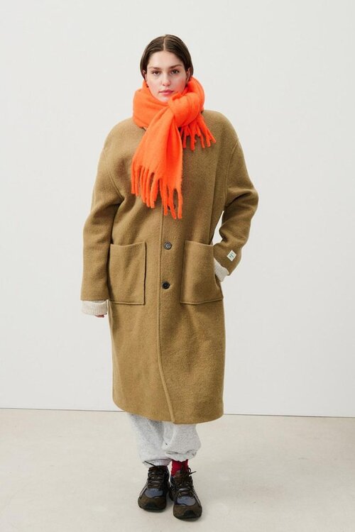 American Vintage Oranje Gebreide Sjaal